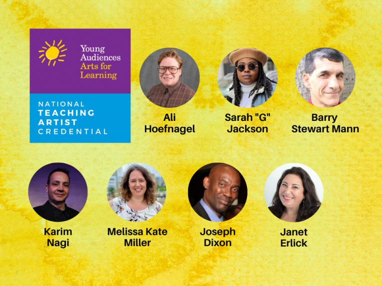 Featuring the newly credentialed teaching artists